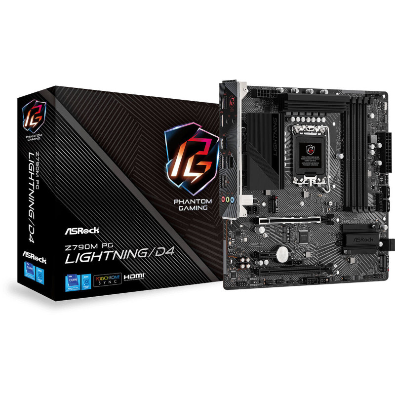 Motherboard ASRock Z790M PG Lightning/D4 Intel LGA 1700