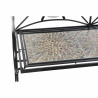 Bench DKD Home Decor Ceramic Mosaic Ironwork (111 x 54 x 88 cm)