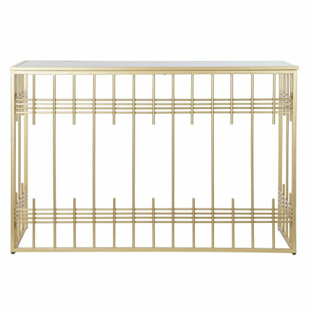 Console DKD Home Decor Crystal Black Golden Metal 120 x 40 x 81 cm