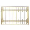 Console DKD Home Decor Crystal Black Golden Metal 120 x 40 x 81 cm