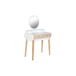 Dresser Home ESPRIT White Natural MDF Wood 80 x 40 x 127 cm