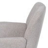 Armchair 71 x 69 x 87 cm Synthetic Fabric Grey Metal