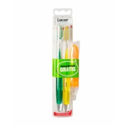 Toothbrush Lacer Technic Medio (3 Pieces) (2 Units)