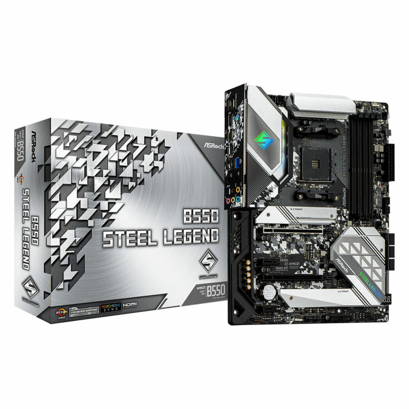 Motherboard ASRock B550 Steel Legend AMD AM4 AMD AMD B550