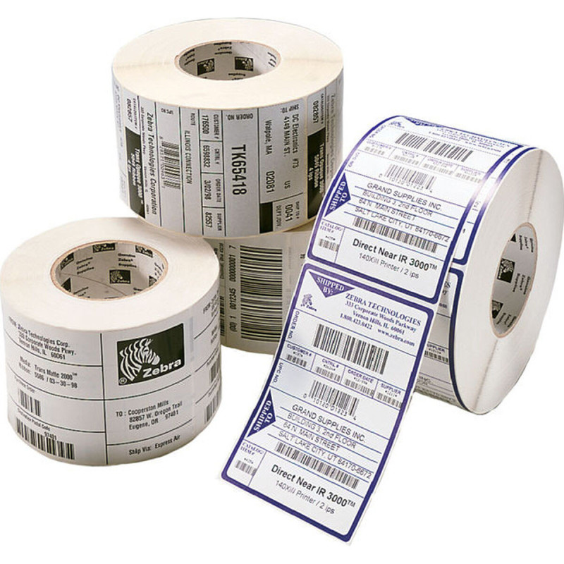 Printer Labels Zebra 3006320 White