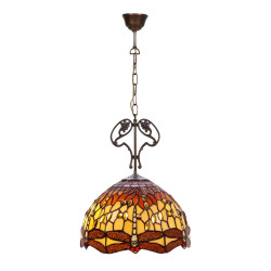 Ceiling Light Viro Amber Zinc 60 W 30 x 30 x 30 cm