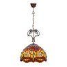 Ceiling Light Viro Amber Zinc 60 W 30 x 30 x 30 cm