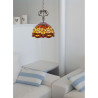 Ceiling Light Viro Amber Zinc 60 W 30 x 30 x 30 cm