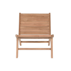 Garden chair DKD Home Decor Brown Teak 60 x 81 x 66 cm