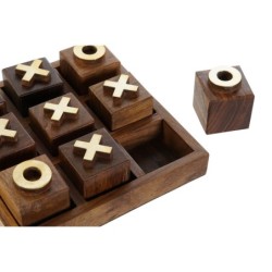 Three-in-a-Row Game Home ESPRIT 13 x 13 x 4 cm