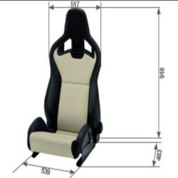 Racing seat Recaro SPORTSTER Black