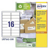 Printer Labels Avery LR7162 White 100 Sheets 99,1 x 33,9 mm (5 Units)