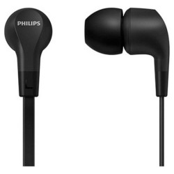 Headphones Philips TAE1105BK/00 Black Silicone