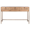 Console Home ESPRIT Golden Metal 125,5 x 37 x 77 cm