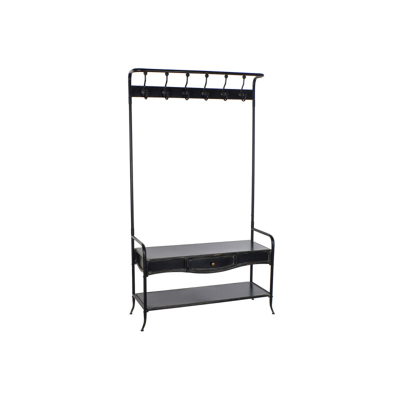 Hall DKD Home Decor Black Metal 108 x 36 x 185 cm