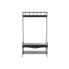 Hall DKD Home Decor Black Metal 108 x 36 x 185 cm