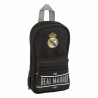 Backpack Pencil Case Real Madrid C.F. Black 12 x 23 x 5 cm (33 Pieces)