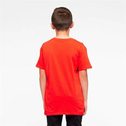 Child's Short Sleeve T-Shirt Nike Orange