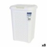 Rubbish bin Tontarelli Arianna 10 L White (8 Units)