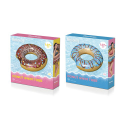 Inflatable Pool Float Bestway Donut Ø 107 cm Multicolour