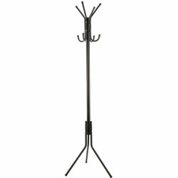 Coat rack 8 Hangers Black Aluminium (172 x 48 cm)