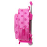 School Rucksack with Wheels Lady Bug Fuchsia (26 x 34 x 11 cm)