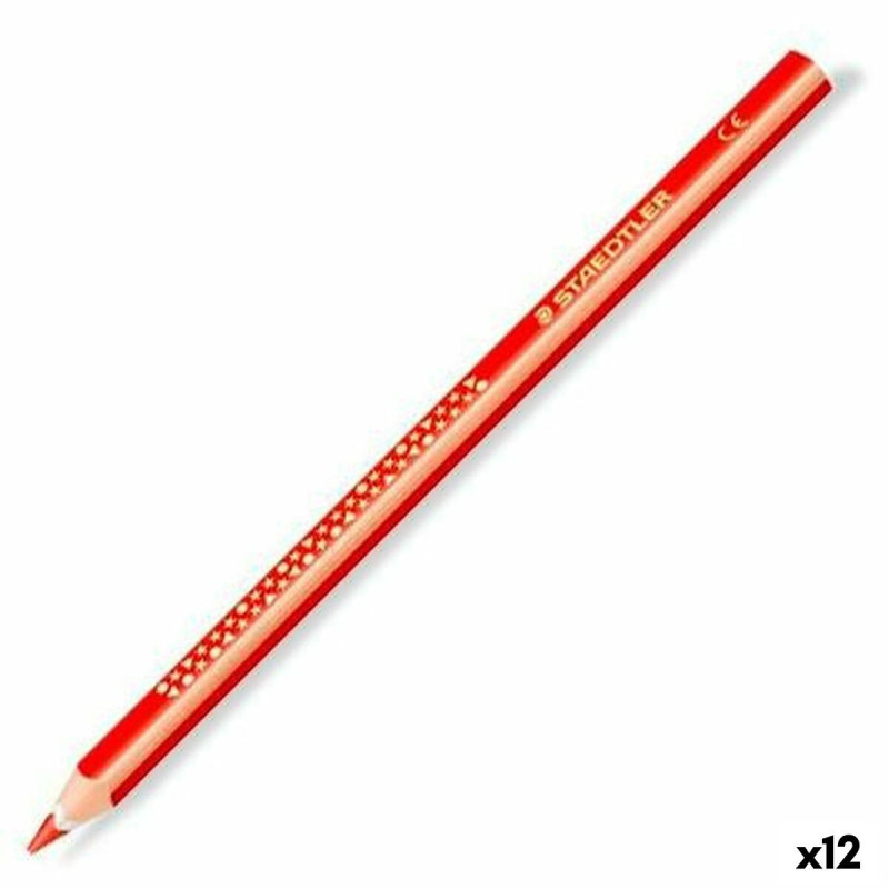 Colouring pencils Staedtler Jumbo Noris Red (12 Units)