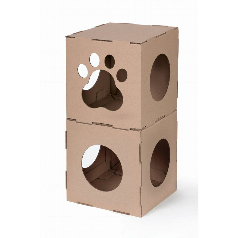 Hut Carton+Pets Twins Bronze 36 x 36 x 36 cm