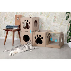 Hut Carton+Pets Twins Bronze 36 x 36 x 36 cm