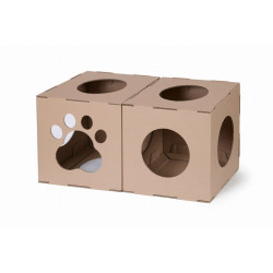 Hut Carton+Pets Twins Bronze 36 x 36 x 36 cm