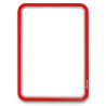 Information Frame Tarifold 194953 Red A4 PVC Plastic (2 Units)