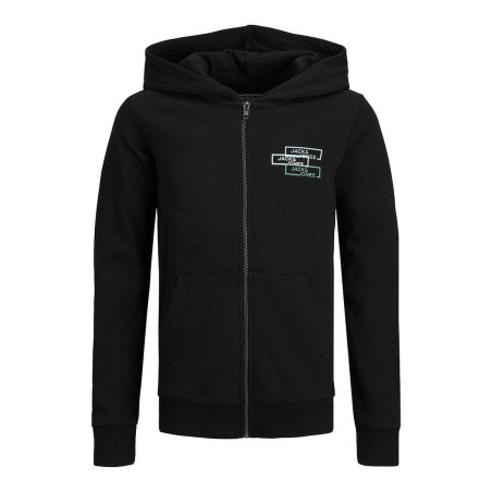 Children’s Hoodie Jack & Jones JCOSPACE LOGO SWEAT 12221210 Black