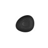 Plate Bidasoa Fosil Black Ceramic Aluminium Oxide 13,3 x 11,6 x 1,7 cm Coffee (12 Units)