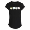 Child's Short Sleeve T-Shirt Nike Sweet Hearts Black