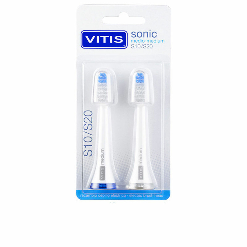 Spare for Electric Toothbrush Vitis Sonic S10/S20 2 Units