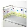 Cot protector Cool Kids Funny Lion (60 x 60 x 60 + 40 cm)