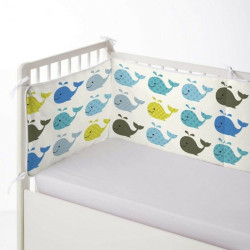 Cot protector Cool Kids Lucas (60 x 60 x 60 + 40 cm)