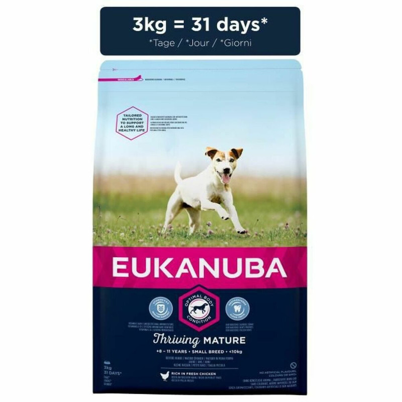 Fodder Eukanuba Mature Adult Chicken 3 Kg