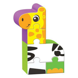 Child's Puzzle Reig Zoo Blocks 22 Pieces