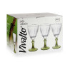 Wine glass Exotic Crystal Green 6 Units (275 ml)