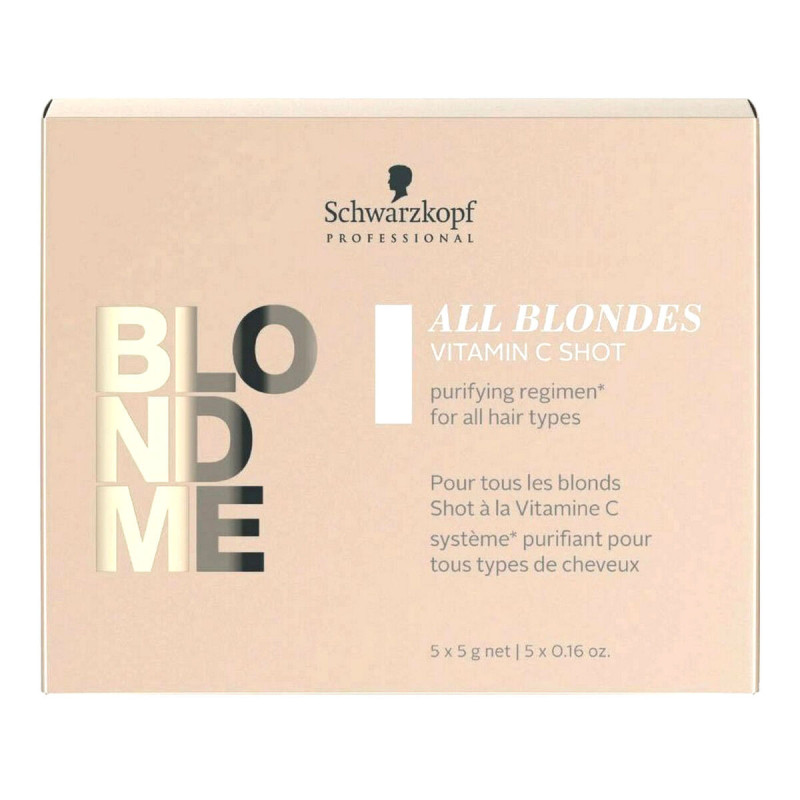 Strengthening Hair Treatment Blondme Keratin Restore All Blondes Shot Detox Schwarzkopf Blondme Keratin (25 g)