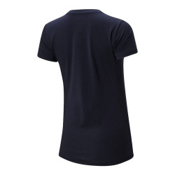 Women’s Short Sleeve T-Shirt New Balance WT91546 Dark blue