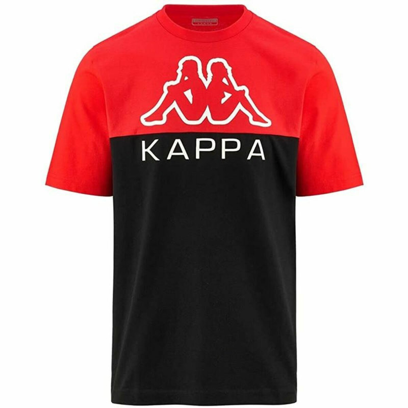 Men’s Short Sleeve T-Shirt Kappa Emir CKD Black Red