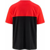 Men’s Short Sleeve T-Shirt Kappa Emir CKD Black Red