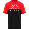 Men’s Short Sleeve T-Shirt Kappa Emir CKD Black Red