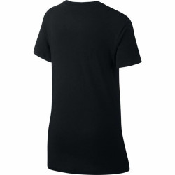 Child's Short Sleeve T-Shirt Nike Sportswear Black