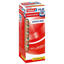 Adhesive Tape TESA Office-Box Transparent polypropylene Plastic 8 Pieces 19 x 33 mm