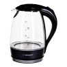 Kettle Esperanza Black Glass Plastic 2200 W 1,7 L