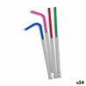 Straws Algon Cardboard Multicolour Case 25 Pieces 24 Units