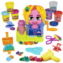 Modelling Clay Game Hasbro Playdoh Accessories 6 Pots Hair